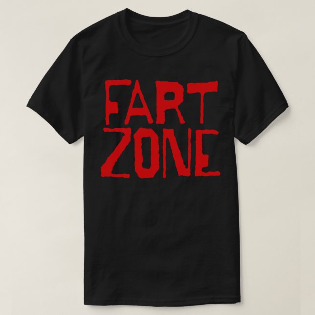 T-shirt Lettres rouges Fart Zone (Design devant)