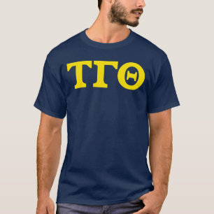 T-shirt Lettres Tau Gamma Theta - Navy