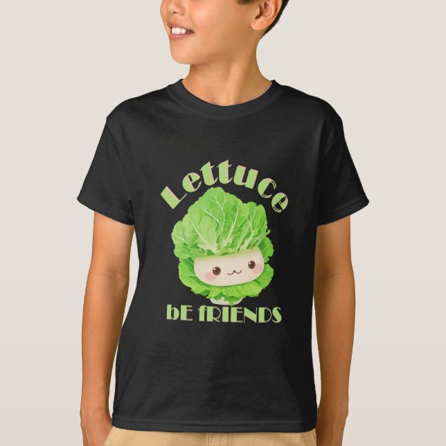 T-shirt Lettuce Be Friends (Devant)