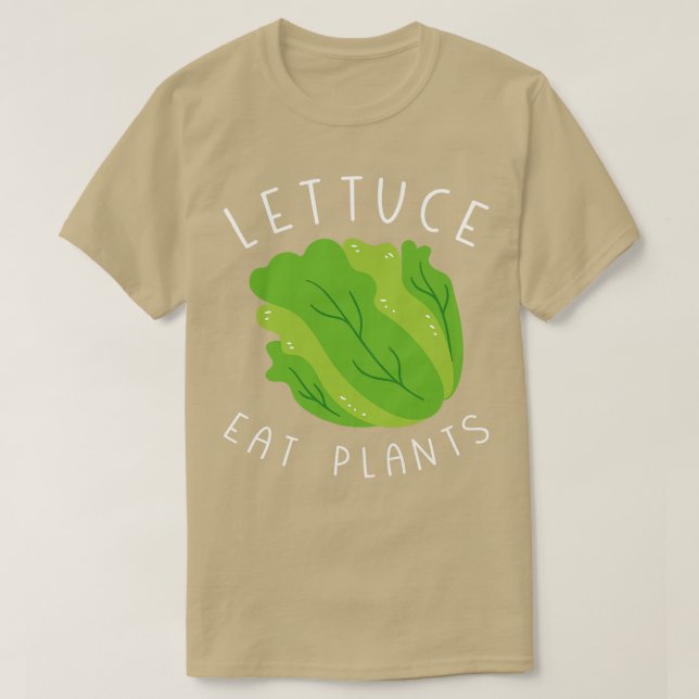 T-shirt Lettuce Manger Plantes (Design devant)