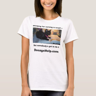 T-shirt L'étude pour soigner est dure (l'image mignonne de