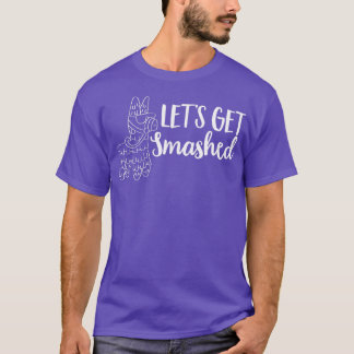 T-shirt Letx27s Obtenir Smashed Bridesmaids Design