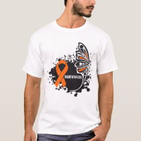 Leucémie abstraite de papillon de survivant