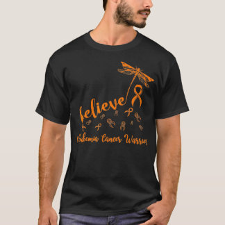 T-shirt Leucémie Cancer guerrier libellule croire Hope
