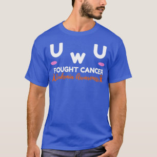 T-shirt Leucémie Cancer Sensibilisation Je me suis battu C