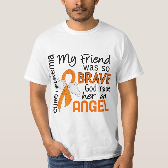 T-shirt Leucémie d'ami de l'ange 2 (Femal) (Devant)
