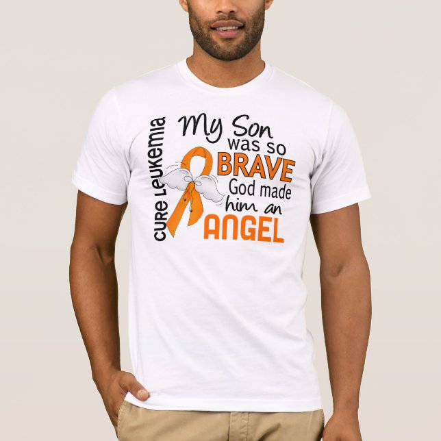 T-shirt Leucémie de fils de l'ange 2 (Devant)