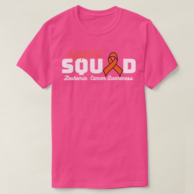 T-shirt Leucémie de l'équipe de soutien 1 (Design devant)