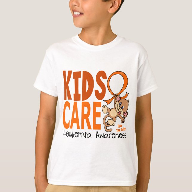 T-shirt Leucémie du soin 1 d'enfants (Devant)