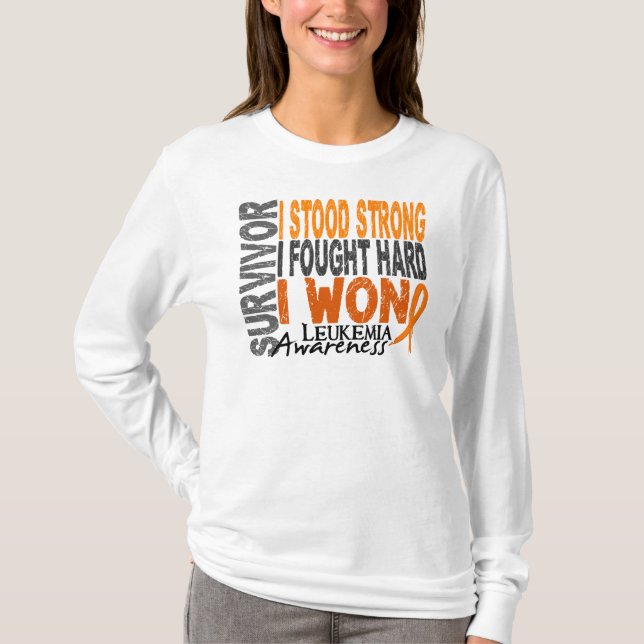 T-shirt Leucémie du survivant 4 (Devant)
