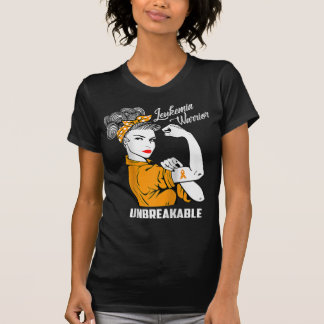 T-shirt Leucémie Guerrier Indestructible Conscience Don Te