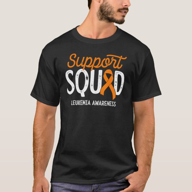 T-shirt Leucémie Guerrier Soutien Escadron Survivant Sensi (Devant)