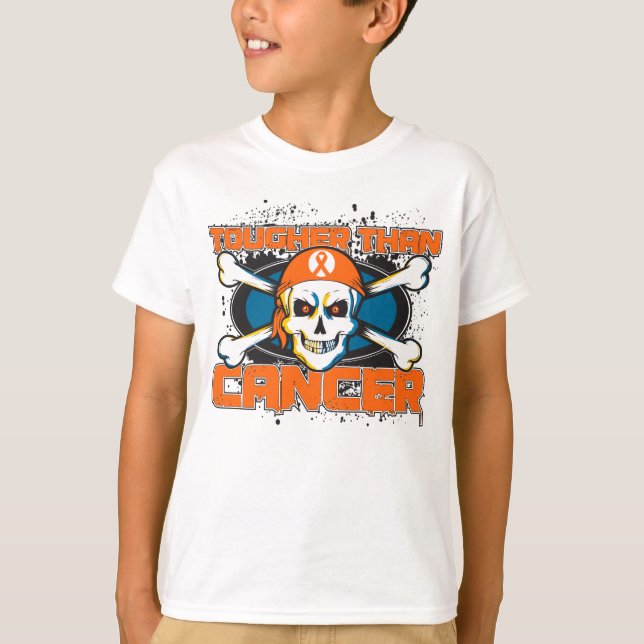 T-shirt Leucémie plus dure que le crâne de Cancer (Devant)