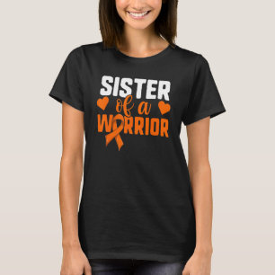T-shirt Leucémie Pour Femmes Filles Soeur D'Un Ribb Guerri