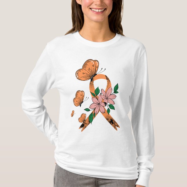 T-shirt Leucémie sanguine Cancer Sensibilisation - leucémi (Devant)