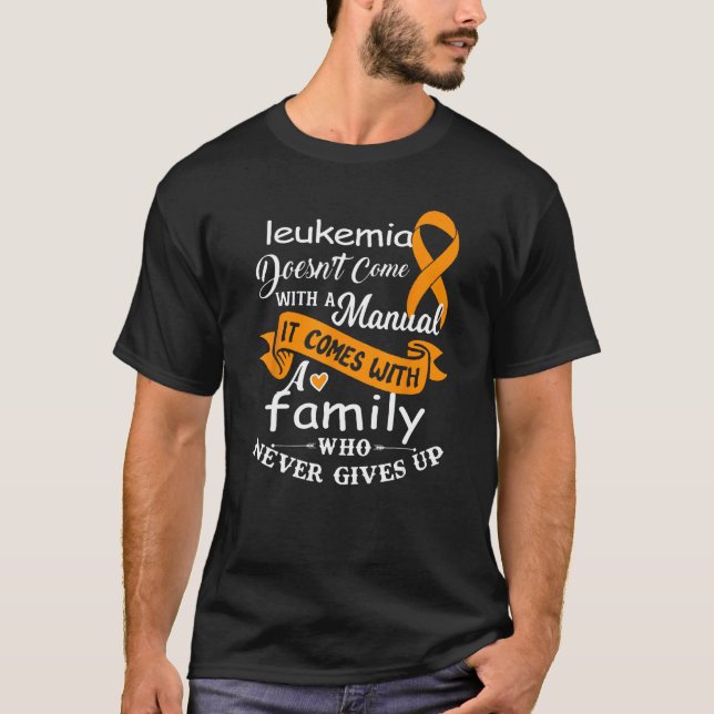 T-shirt leucémie sensibilisation leucémie guerrier (Devant)