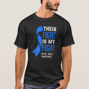 T-shirt Leur lutte Ma lutte contre la maltraitance des enf