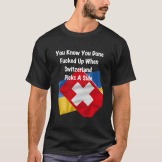 T-shirt L'Europe soutient l'Ukraine anti-russe Je soutiens