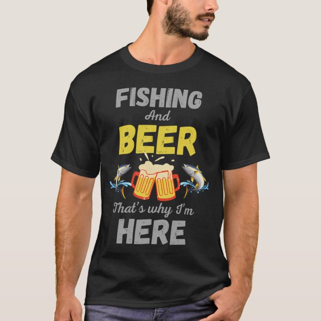 T-shirt Leurre de pêche Keepin' It Reel Flag Fisherman Bas (Devant)