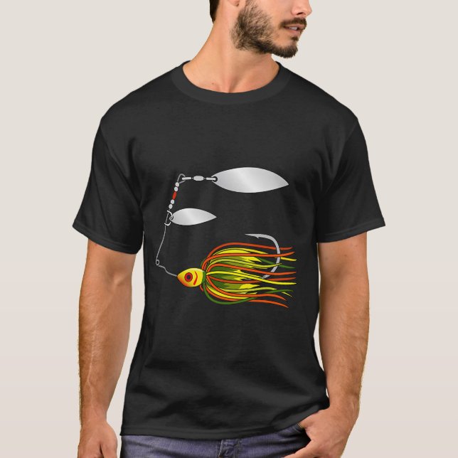 T-shirt Leurre de pêche Spinner Bait - Tandem Silver Willo (Devant)