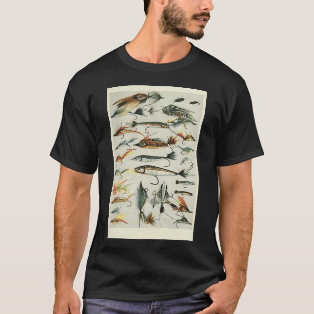 T-shirt Leurres de pêche (Devant)