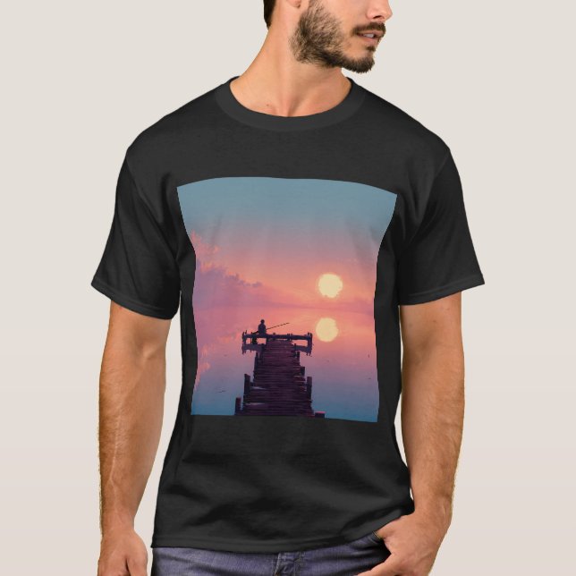 T-shirt Leurres de pêche vintage (Devant)