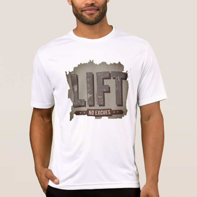 T-Shirt LEVAGE DE POIDS GYM HALTÉROPHILIE (Devant)