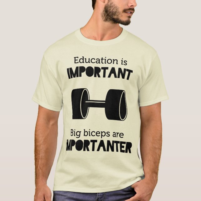 T-shirt Levage drôle (Devant)