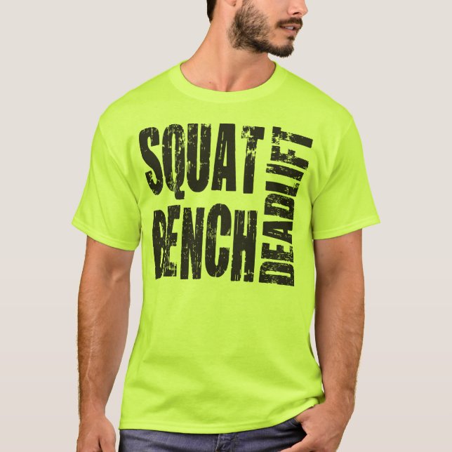 T-shirt Levage - Squale, Banc, Démontage (Devant)