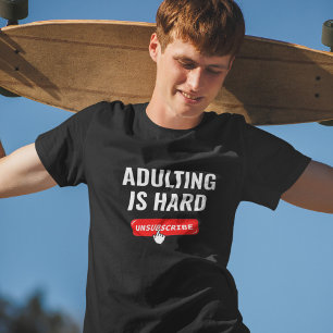 T-shirt L'évaluation est difficile - Désabonner Devis pe
