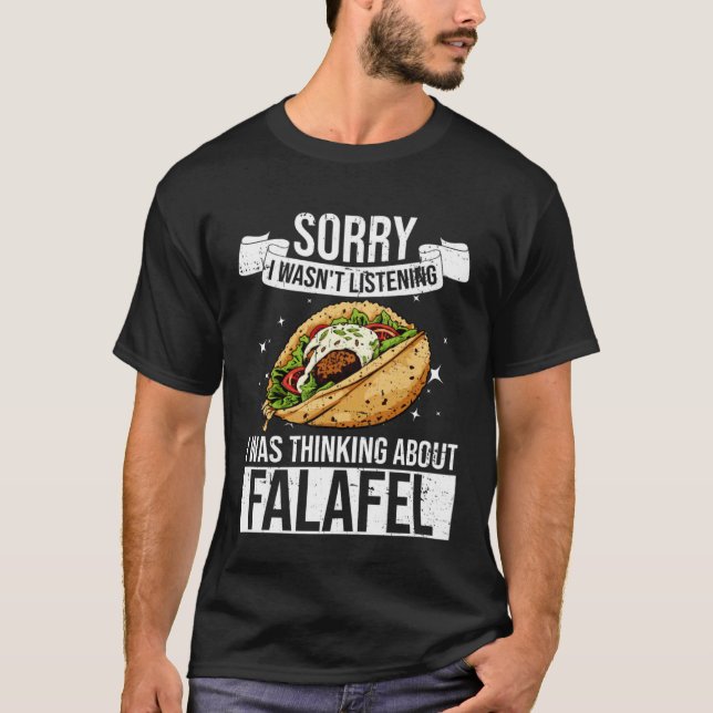 T-shirt Levantine Food Arabe Chef Kebap Falafel (Devant)