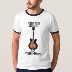 T-shirt Lève-toi et brille. C'est l'heure de la guitare. B