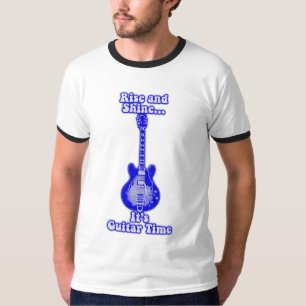 T-shirt Lève-toi et brille. c'est l'heure de la guitare.gu