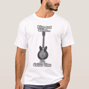 T-shirt Lève-toi et brille. C'est l'heure de la guitare. n