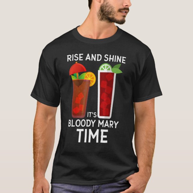 T-shirt Lève-toi et brille C'est sanglant Mary Temps migno (Devant)