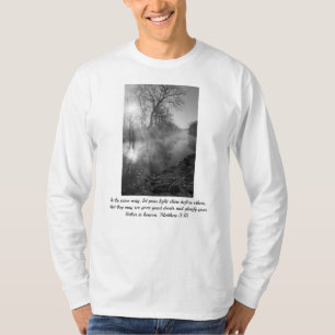 T-shirt Levée matinale de la rivière Foggy
