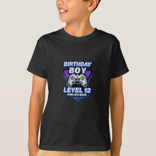 T-shirt Level 12 Unlocked Gamer Shirt – Kids Gaming