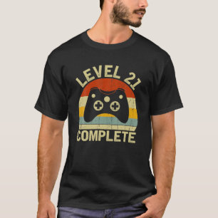 T-shirt Level 21 Complete Funny Couple Retro Style 21St An