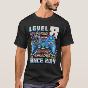 T-shirt Level 8 Awesome 2014 Video Game 8th Birth