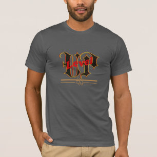 T-shirt Level Up Love – Gothic Typography Design