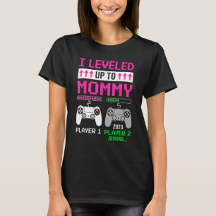 T-shirt Leveled Jusqu'À Maman 2023 Bientôt Être Maman 2023