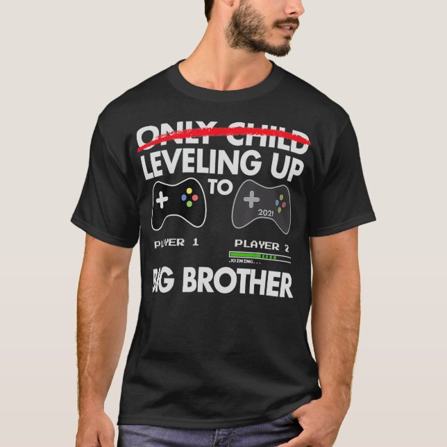 T-shirt Leveling jusqu'à Big Brother 2021 jeu vidéo Playe (Devant)