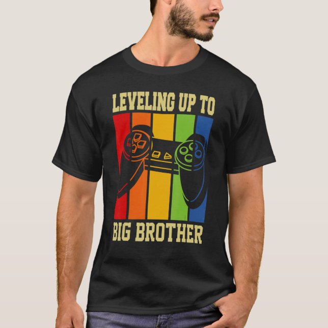 T-shirt Leveling jusqu'à Big Brother 2022 gamer boys me (Devant)