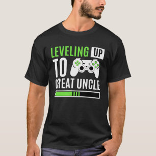 T-shirt Leveling Jusqu'À Grand Oncle Jeu Bébé Genre Anno