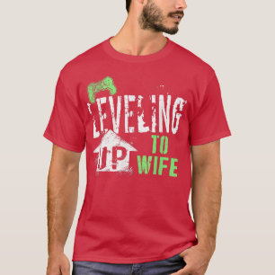 T-shirt Leveling Jusqu'À La Femme 2022 Drôle Jeu Vidéo G