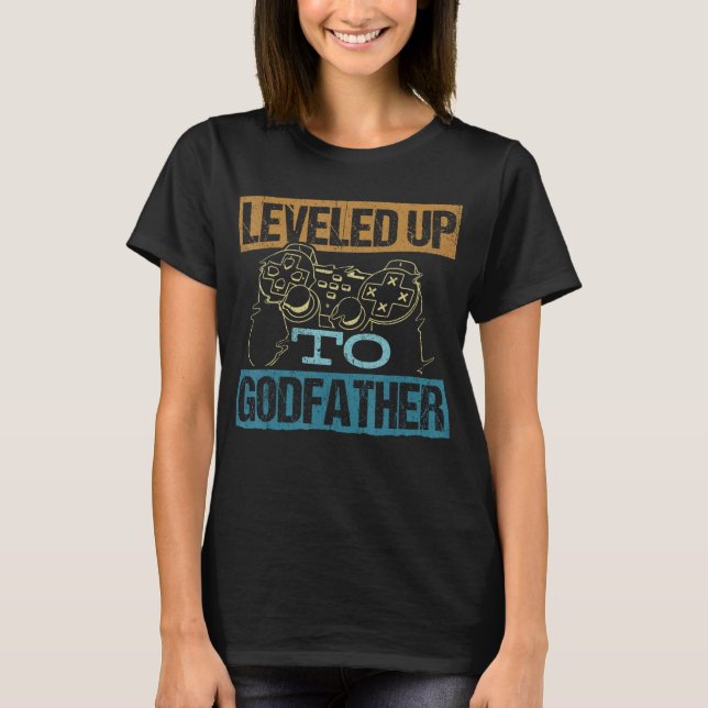 T-shirt Leveling jusqu'au parrain - console de jeu vidéo (Devant)