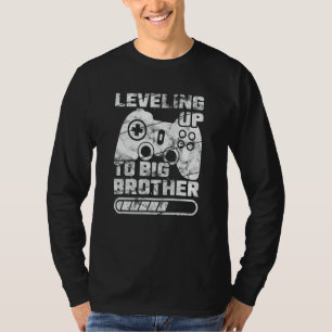T-shirt Leveling Up Big Brother Big Brother Idea