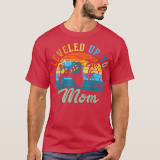 T-shirt Levelto to Mom Faire-part de naissance cadeau pour