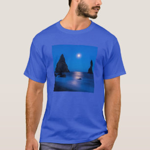 T-shirt Lever de lune Islande, Reynisdrangur
