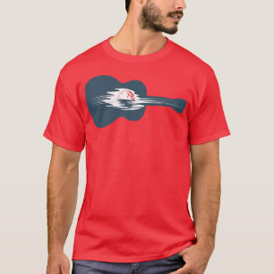 T-shirt Lever de lune sur la guitare838
